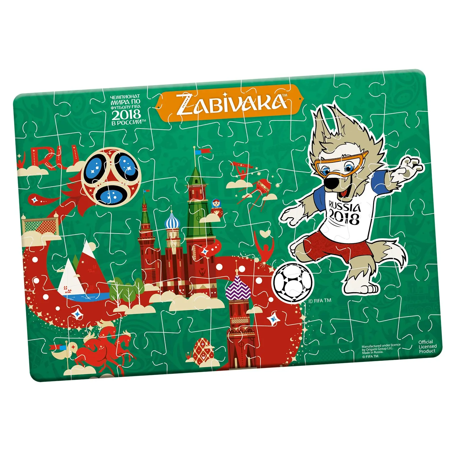 Пазл 2018 FIFA World Cup Russia TM Забивака (03785) 54 элемента в ассортименте