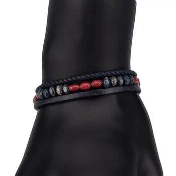 

Leather bracelet otokodesign 53636 (multi-colored, magnetic lock, genuine leather)