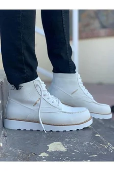 

Chekich CH047 Suede IT bag Men Boots WHITE 442987611