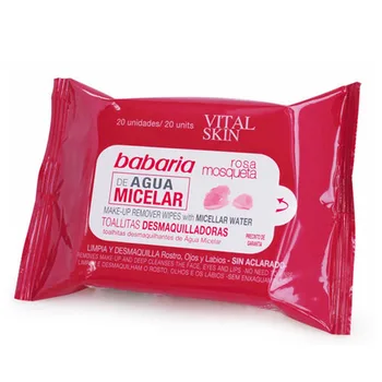 

BABARIA VITAL SKIN CLEANSING WIPES WATER MICELLE PACK