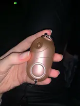 Upgrad-alarma de autodefensa con forma de huevo para niña y mujer, alerta de seguridad Personal, llavero fuerte, alarma de emergencia, 120dB