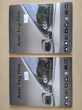 parasol coche parabrisas delantero 4 Uds suave niebla coche de la película trasera película protectora para espejo ventana claro impermeable protector para espejo retrovisor Anti-glare película transparente