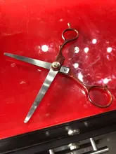 Herramienta de estilismo para corte y adelgazamiento, tijeras de acero inoxidable para salón, tijeras de peluquería, dientes planos regulares, 6 pulgadas