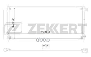 

Radiator conditioner Honda Jazz (GD) 03-zekkert art. mk-3134