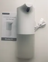 Dispensador automático de jabón líquido con manos libres, Manos libres inteligente de Sensor de líquido, sin contacto, bomba para cocina y baño