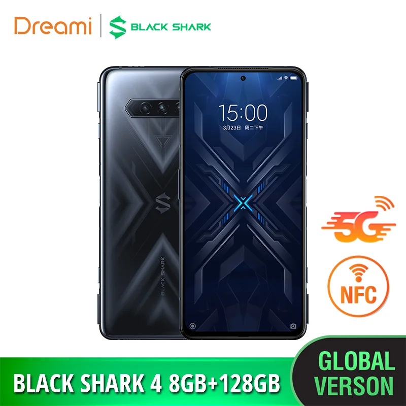 2023品質保証 Black Shark 4 8GB 128GB ゲーミングスマホ 国際版 美品