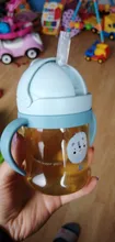 Taza De alimentación De bebé De 350ml con pajita para niños, nueva Taza De entrenamiento con pajita para aprender a beber