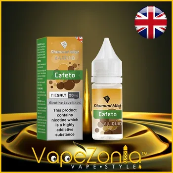 

Diamond Mist e liquid Nic Salt CAFETO 20 mg 10 ml