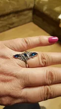 Clásico de moda de anillo de boda azul exquisito anillo de circón para mujer 2020 nueva moda joyería de la boda de regalo de Año Nuevo