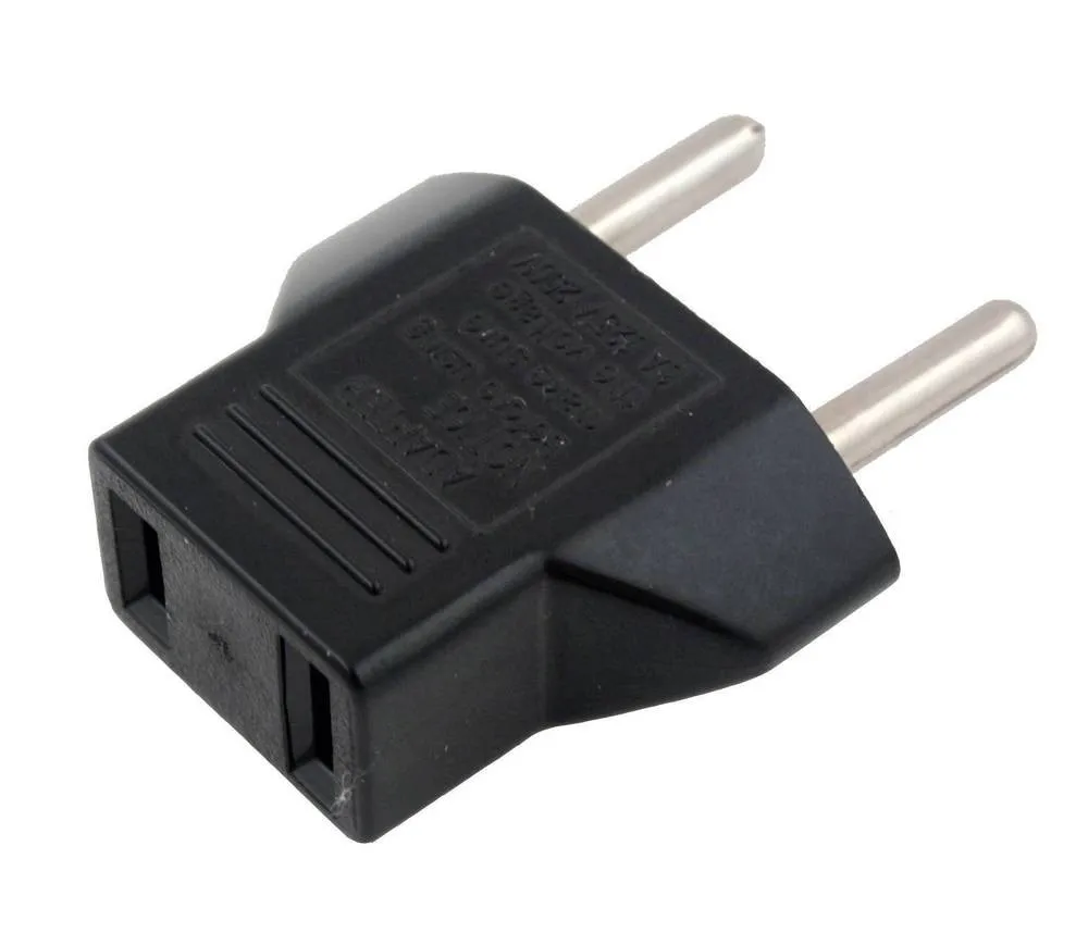 Adaptador enchufe corriente americano a EU Europeo|Productos electrónicos en existencia| -