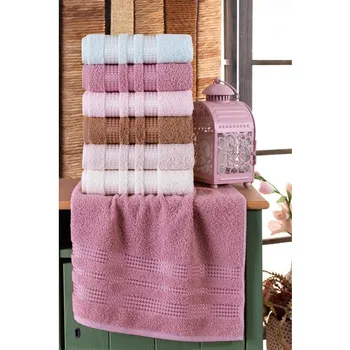 

50x90 cm 6 PCs Antibacterial Hand & Face Towel 100 Cotton 2020 2021