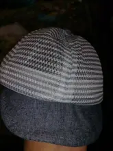 Sombrero Mono para bebé de algodón para verano, gorro Niño a rayas informal, aleros suaves, protección solar, gorros, gorros