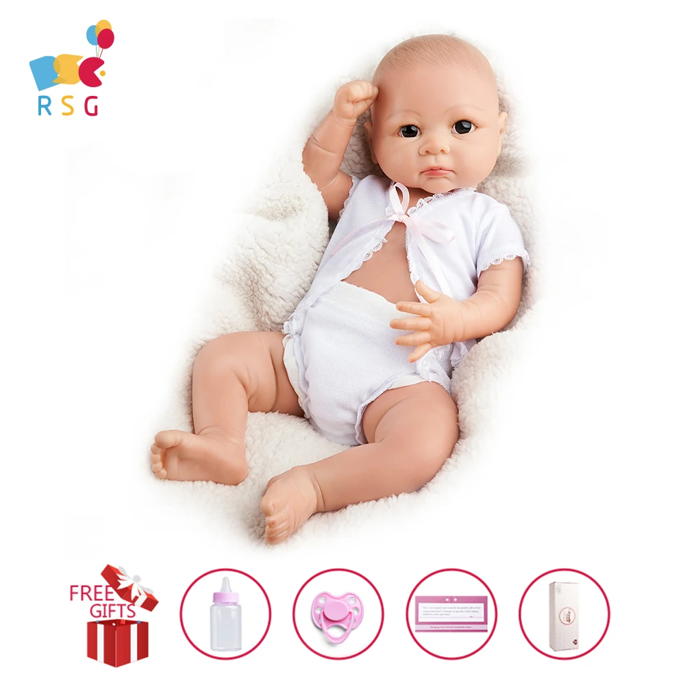 RSG Reborn Baby Doll 20 дюймов реалистичные для новорожденных милые маленьких девочек