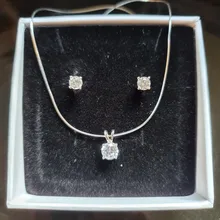 Pendientes redondos de circonia cúbica con diamante de imitación para mujer y niña, aretes de Plata de Ley 925, joyas coreanas, joyería 2021