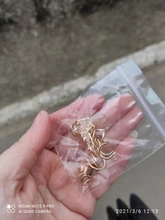 Pendiente de cartílago falso para mujeres y hombres, Clips de oreja sin Piercing, de hojas doradas, joyería, regalos al por mayor