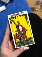 78 tarjetas de Tarot Waite, guía, adivinación, destino, juego completo de cartas en inglés, entretenimiento