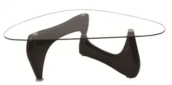 

Table NOGU, low, black lacquered, Crystal, 120x70 cms