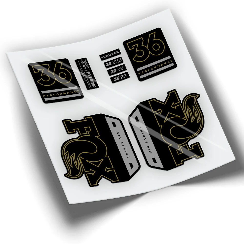 Adesivi Fox 36 Performance Series Wp261 Adesivi Bici, Adesivi Bici Mtb Btt Mountain Bike Adesivi Ciclismo Accessori Bici