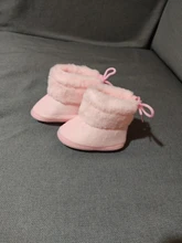 Botas de invierno y otoño para bebés, calzado infantil con suela antideslizante, cálido, de piel sintética, para cuna y nieve