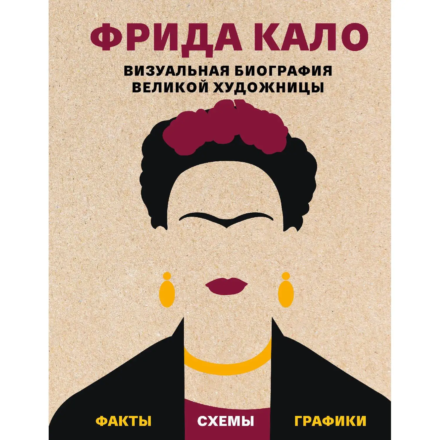 Фрида Кало. Визуальная биография великой художницы. Софи Коллинз (Книга превращает сухие факты в яркие графики и схемы)