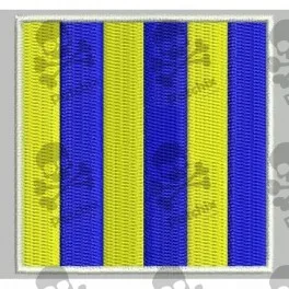 

Embroidered patch NAUTICAL FLAG LETTER G (ICS GOLF)