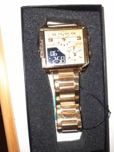 BOAMIGO-reloj analógico de cuarzo para hombre, camiseta nueva de marca de lujo, relojes deportivos de acero inoxidable dorado, cuadrados, Digital, grande, 2021