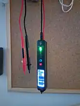 BSIDE-probador de voltaje X1 EBTN, Detector de voltios LCD grande de 3 líneas, rango Dual sin contacto, Sensor de tensión de CA, pluma de control de cable en vivo + funda