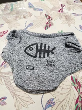 Perro de mascota gato Fishbone sudaderas con capucha ropa de invierno de algodón de ocio trajes de Jersey cachorro dos piernas suéter chaqueta para perros pequeños perros gatos