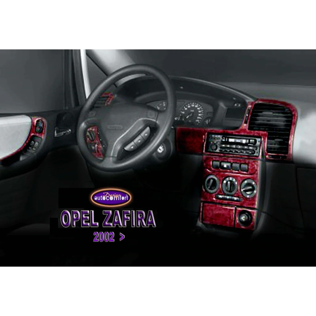 For Opel Zafira B 1999+ 22 PCS Dashboard Cockpit Decor Torpedo Trim Kit Interior Stickers Coating Cover Car Accessories | Автомобили и