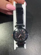 Reloj de pulsera de cuarzo con diamantes de imitación para mujer, cronógrafo de lujo con diseño de estrellas magnéticas, a la moda