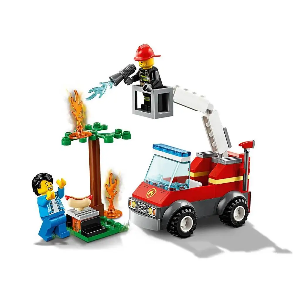 LEGO City пожарный Barbekü Yangını|Блочные конструкторы| |