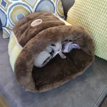 Warm Cat Bed Pet Puppy Cat House Winter Dog Cat Cushion Mat Indoor Basket Cave Kennel