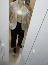 Female Blazer Coat Elegant Jacket Single-Button Wool Vintage Vimly Women Office Lady