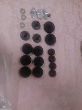 Juego de tambor práctico, fieltro de platillo, mangas, tuercas y arandelas de ala, accesorios de soporte de platillo Hi-Hat