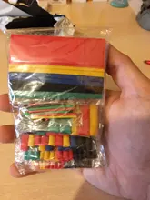 164 unids/set termorretráctil tubo termoretractil poliolefina tubo Cable Kit de surtido aislado manguito tubo de envoltura de alambre Cable manga
