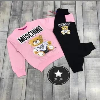 

Winter Girl Clothing Sets Two Pieces pink Color 4T-10T Years 2020 Free Shipping