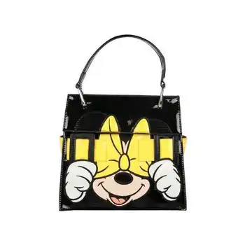 

Minnie design black Satchel bag