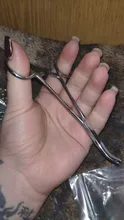Oauee 12,5 16 18cm herramienta de mano fórceps hemostáticos para pelo pinza de pesca Alicates de bloqueo la depilación herramientas curvado/punta recta