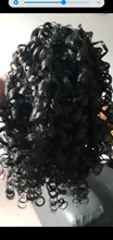Coleta con cordón vigoroso, extensión de pelo rizado Afro, Clip sintético en cola de poni, extensión de cabello afroamericano