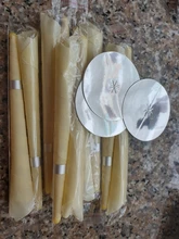 Hopi-limpiador de oídos, vela de oreja, removedor de cera, cuerno, bandeja para tapones para los oídos, aromaterapia redonda, fragancia de Candling de Indiana, 10 Uds.