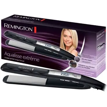 

REMINGTON S7202-hair Straightener dry or wet Aqualisse-ceramic Coating advanced-Black