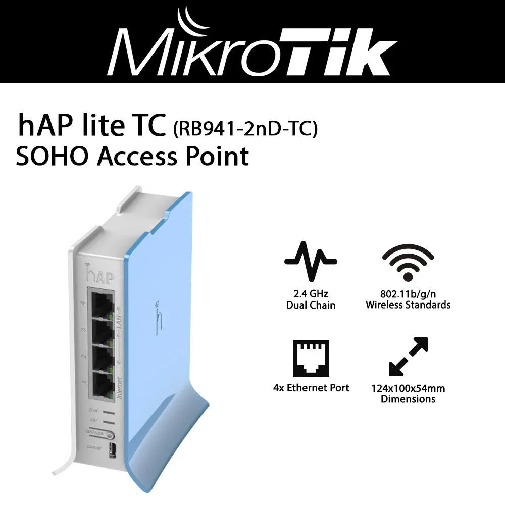 Mikrotik RB941-2nD-TC хап Лайт | Компьютеры и офис