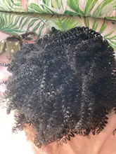 Diadema pelucas de pelo sintético rizado máquina pelucas para mujeres negras pelo rizo diario peluca diadema
