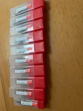 Kit de cortadora de fresado para perforar distintos materiales, conjunto de accesorios de máquina de mecanizado CNC de carburo recubierta de acero tungsteno y 4 flautas de 1, 2, 4 ,5, 6, 8, 10 y 12mm, modelo HRC55