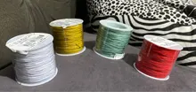 50 metros 0,8mm Cordón de Nylon hilo nudo chino Macrame cable pulsera trenzada cuerda manualidades con abalorios joyería de DIY cable del hilo de rosca