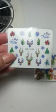 Nail-Decals Transfer-Foil Water-Accessory Christmas-Slider Gift Manicure NEW DIY Winter