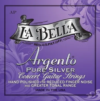 

AP Argento string kit for classical guitar, silver, medium tension, La Bella