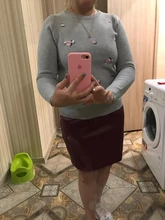 Lcybhe-suéter de punto bordado para mujer, Jersey de punto y punto, Jersey de punto para mujer, Jersey de punto para mujer 2021