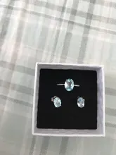 JewelryPalace-anillo de compromiso plata de primera ley y Topacio azul para mujer, sortija, plata esterlina 925, piedra preciosa, 925 anillos de plata esterlina solitario