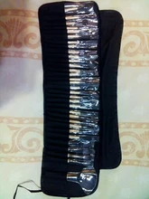 Yuwaku-Juego de brochas de maquillaje, 32 unidades, para base de maquillaje, labiales sombras para ojos, brochas de maquillaje en polvo, bolsa de herramientas, Kit de maquillaje